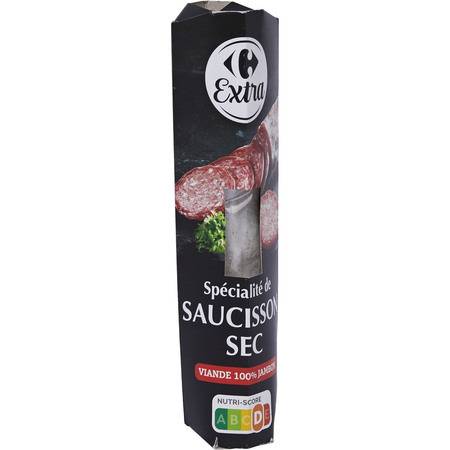 Spécialité de saucisson sec Carrefour Extra - le saucisson de 200g