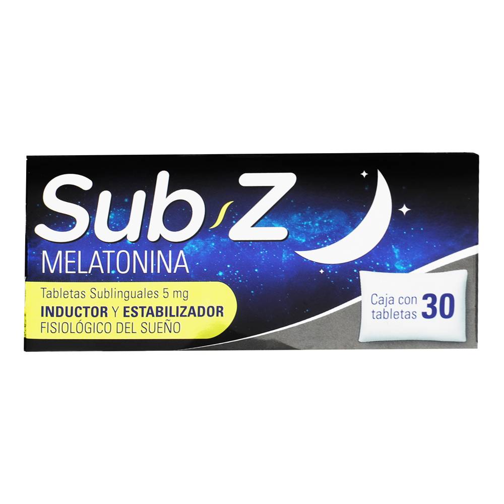 Medix sub z melatonina tabletas 5 mg (30 un)