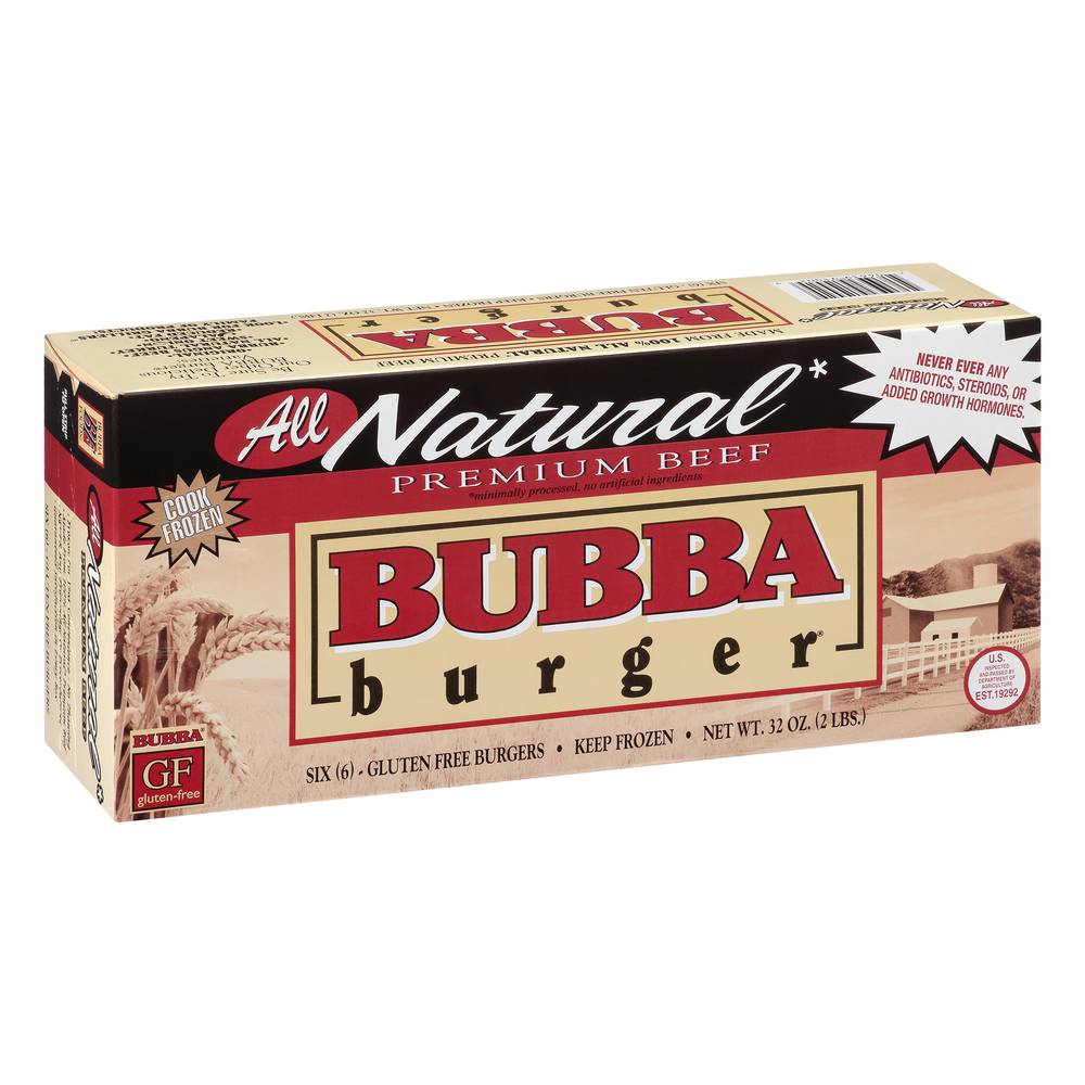 BUBBA burger All Natural Premium Beef Patties (5.33 oz, 6 ct)