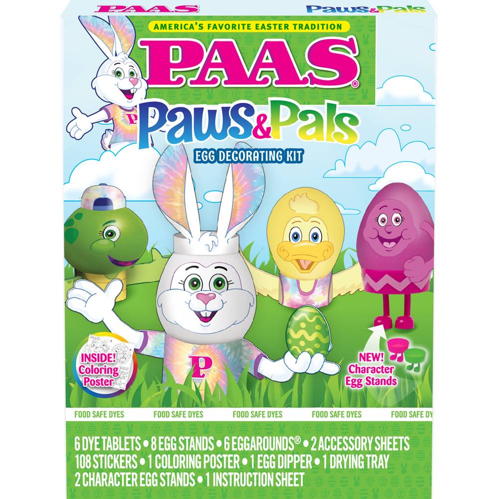PAAS®  Paws & Pals Egg Decorating Kit
