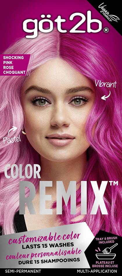 Got2b Color Remix Semi Permanent Hair Color (093 shocking pink)