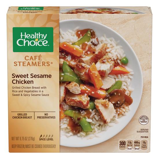 Healthy Choice Cafe Steamers Sweet Sesame Chicken Meal