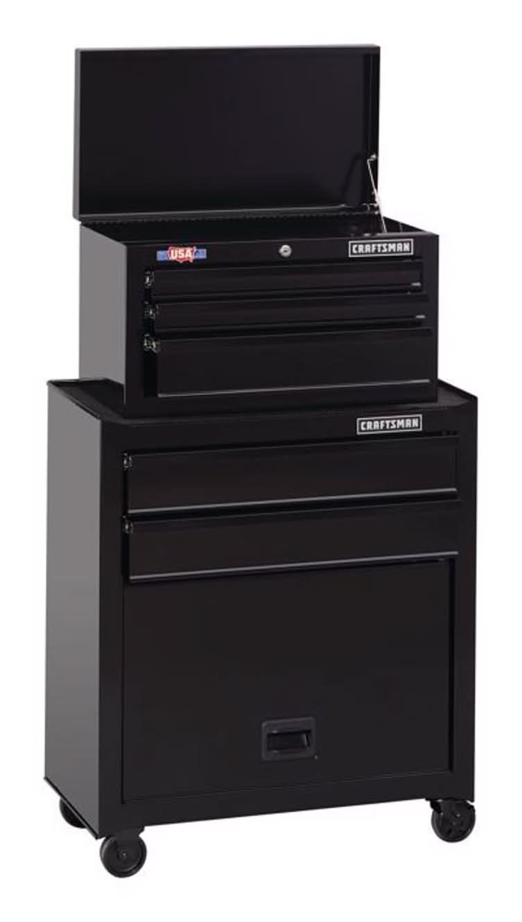 CRAFTSMAN 26.5 In. 5 Drawer Steel Ball-Bearing Tool Center 45.5 In. H X 14 In. D