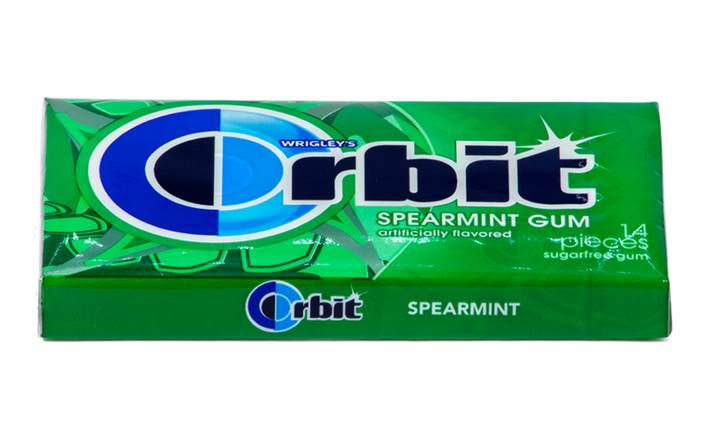 Orbit Spearmint Gum, 14 Stick