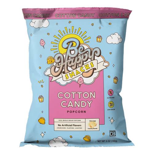 Be Happy Popcorn Cotton Candy 5oz