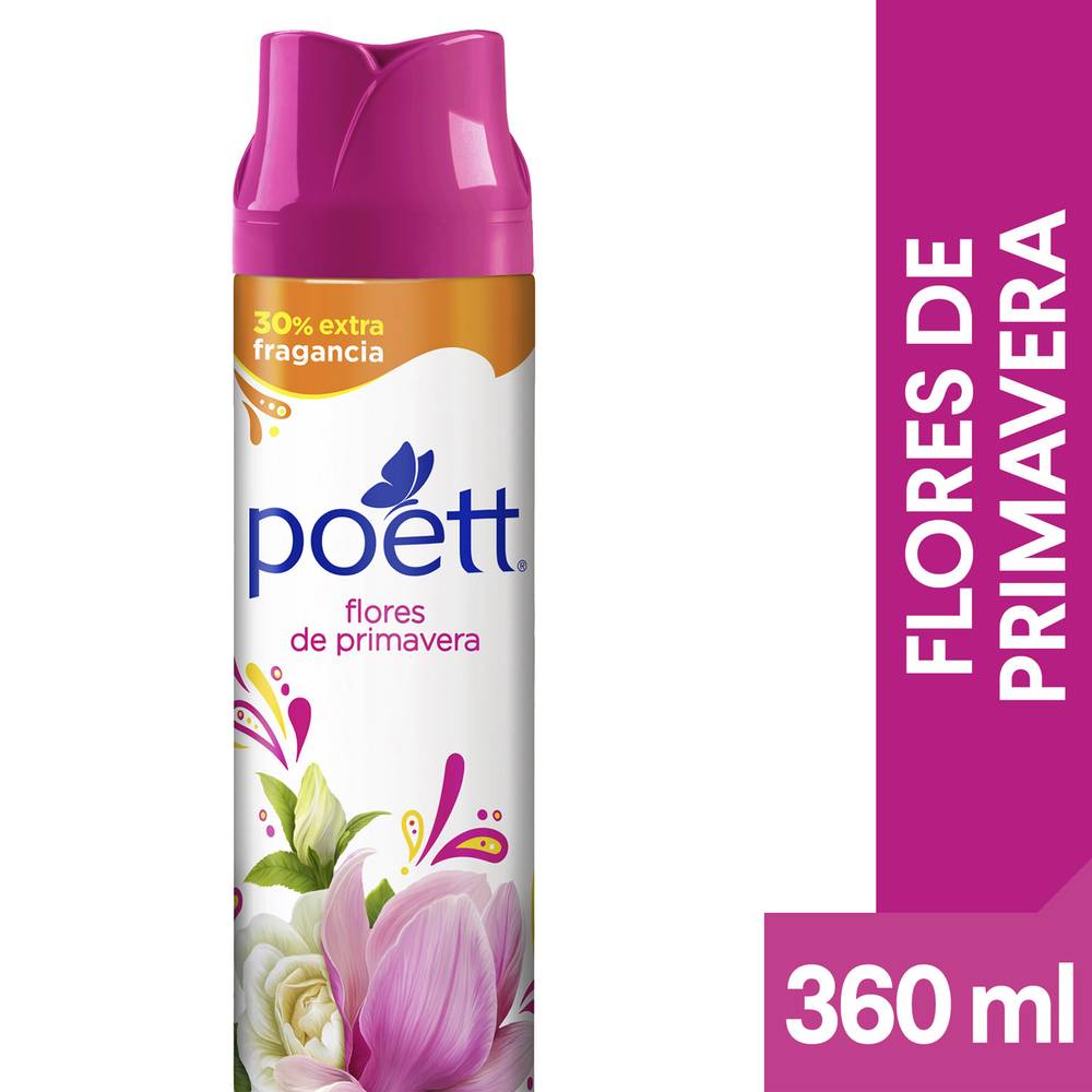 Poett desodorante de ambiente flores de primavera (360 ml)