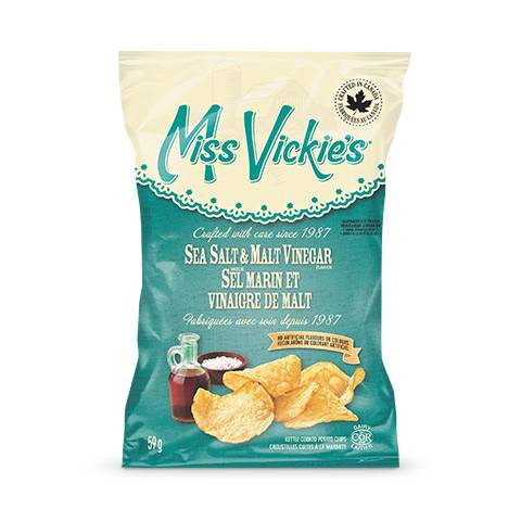 Miss Vicki's  Sea Salt & Malt Vinegar 59g