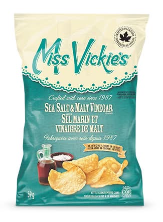 Miss Vickie's Potato Chips, Sea Salt-Malt Vinegar (59 g)
