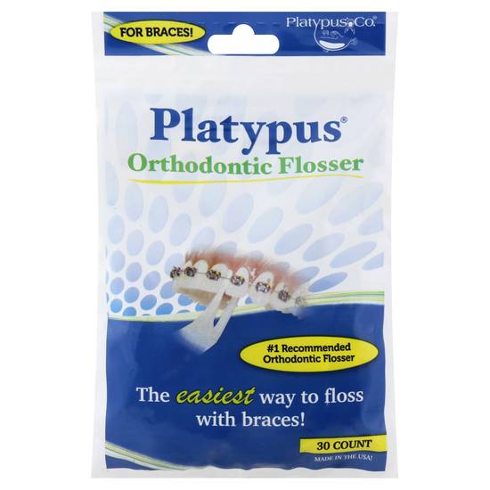 Platypus Orthodontic Flosser For Braces (30 ct)