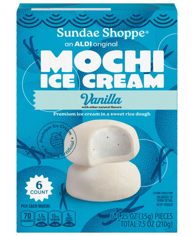 Sundae Shoppe Mochi Ice, Cookies and Cream (6 x 1.25 oz)