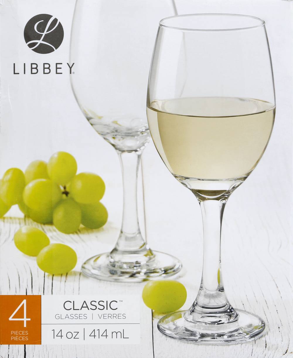 Libbey Classic Glass Set 14 oz Capacity (4 ct)