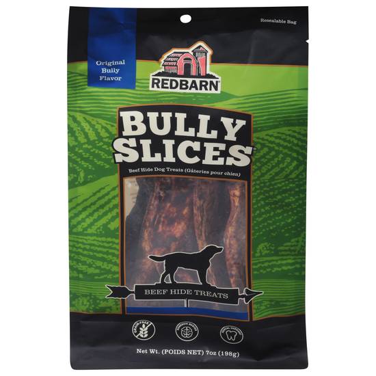 Redbarn Bully Slices Beef Hide Original Bully Flavor Dog Treats