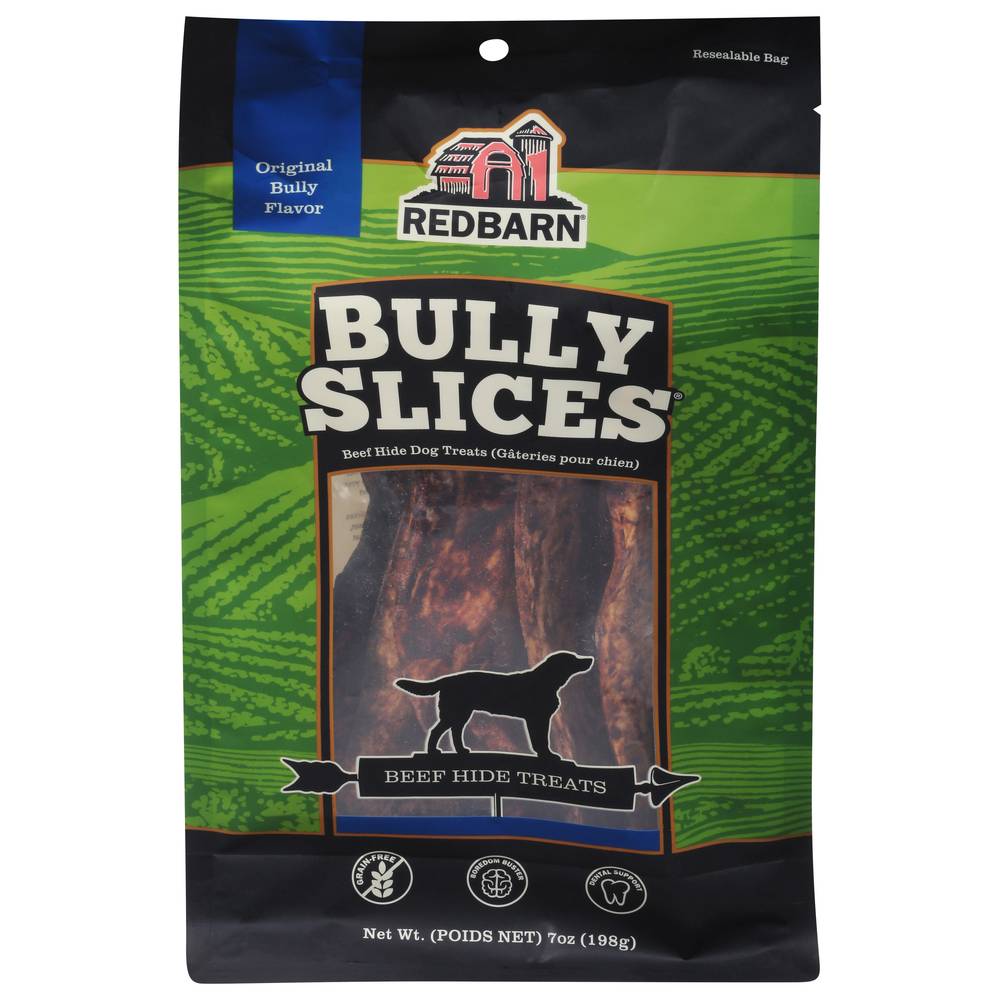 Redbarn Bully Slices Beef Hide Original Bully Flavor Dog Treats (7 oz)