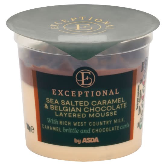 ASDA Sea Salted Caramel & Belgian Chocolate Layered Mousse (110g)