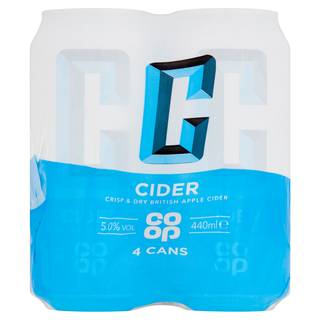 Co-op Cider Cans 4 x 440ml