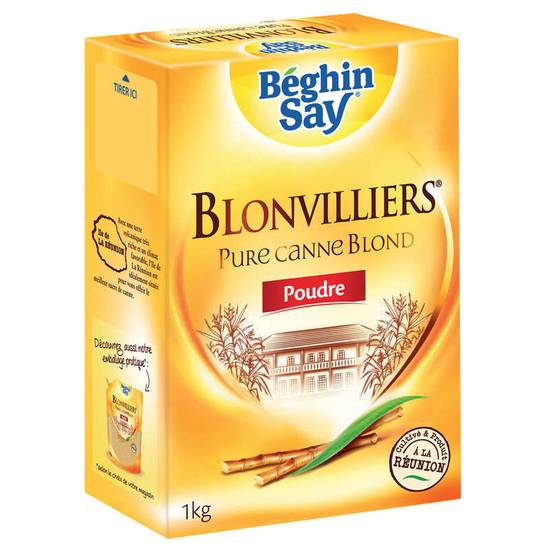 Blonvilliers - Sucre en poudre 1kg BEGHIN SAY