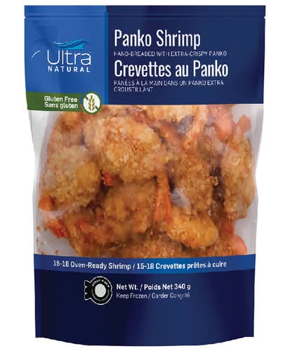 Ultra Gluten-Free Frozen Panko Shrimp 340 G