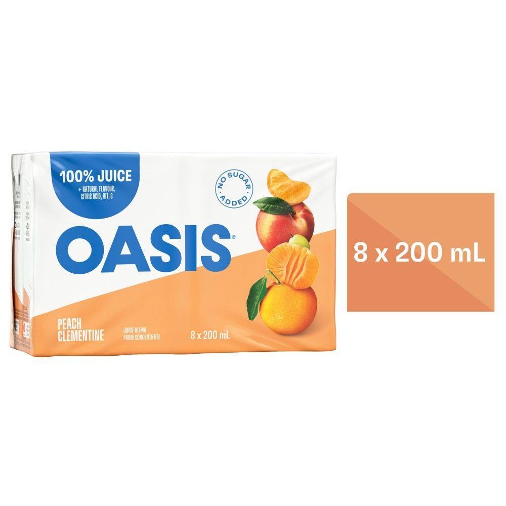 Oasis Jus de pêche et clémentine Delivery Near Me Order Online Uber