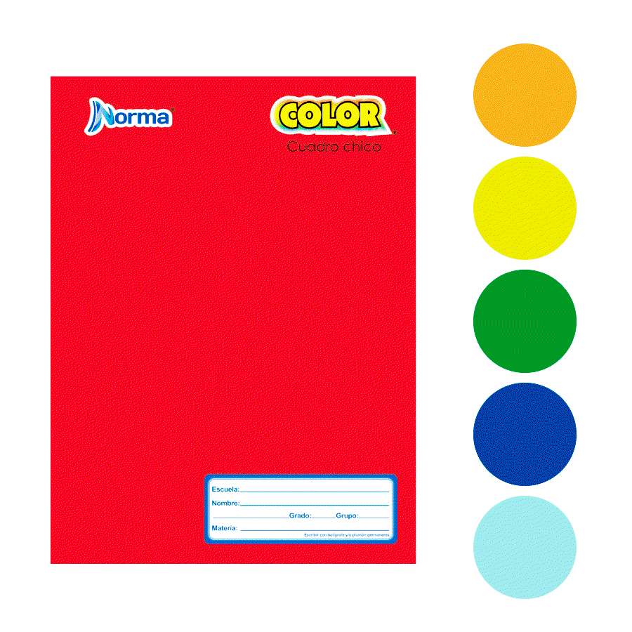 Norma cuaderno color cosido raya (1 pieza)