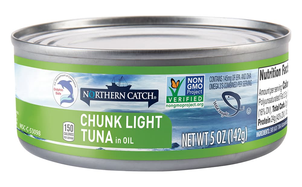 Northern Catch Chunk Light Tuna in Oil (5 oz)