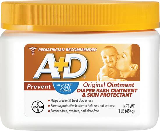A+D Original Diaper Rash Ointment (16 oz)