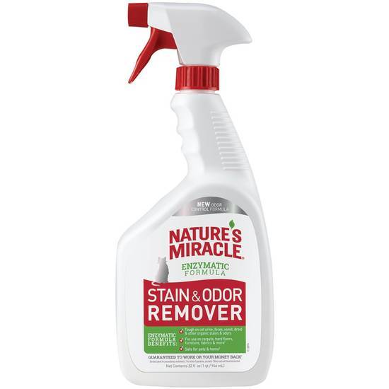 Nature's Miracle New Stain and Odor Remover Formula Spray For Cats (2 lbs)