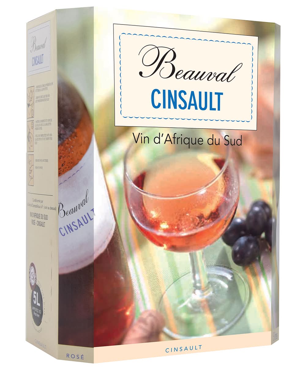 Beauval - Cinsault vin rosé d'afrique du sud (5L)