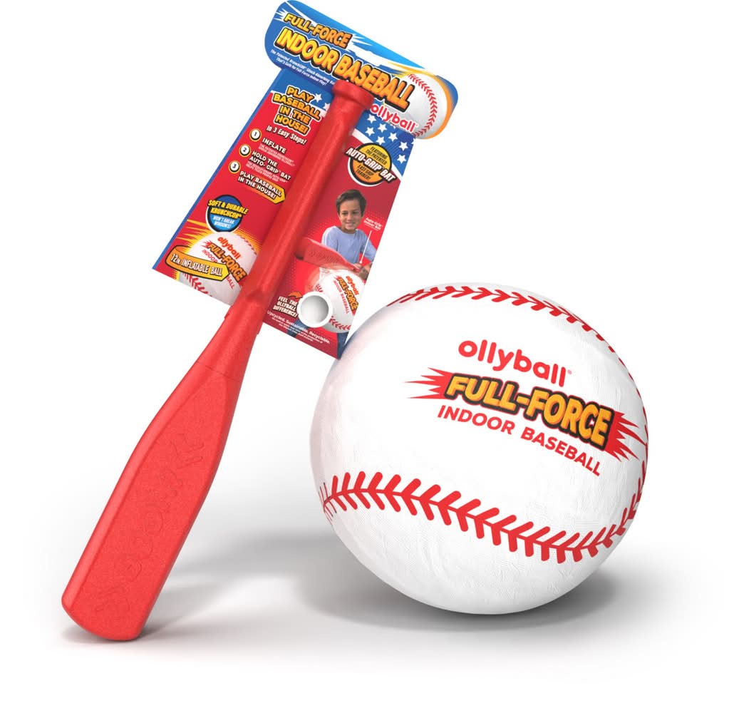 Ollyball Full-Force Indoor Baseball Set