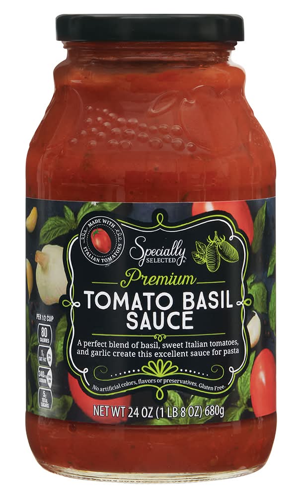 Specially Selected Premium Tomato Basil Sauce (24 oz)