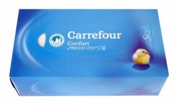 Tissues classic 3 capas Carrefour 110 ud.