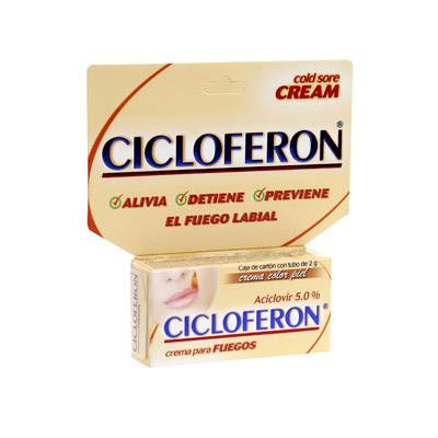 Liomont · Cicloferon crema para fuegos color piel (2 g)