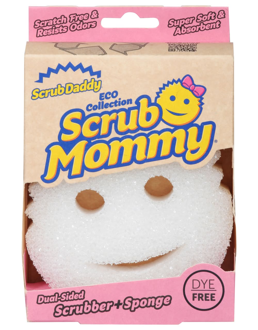 Scrub Daddy Mommy Dual-Sided Scrubber + Sponge