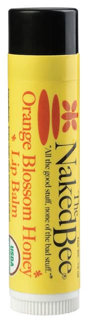 The Naked Bee Orange Blossom Honey Scent Lip Balm .15 Oz 1 Pk