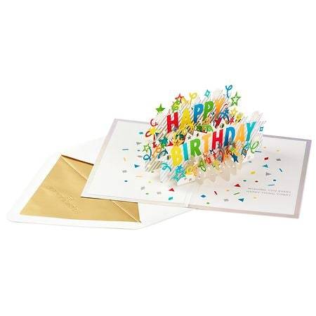Hallmark Signature 3D Pop-Up Birthday Card (Happy Birthday Cake) E26 - 1.0 ea