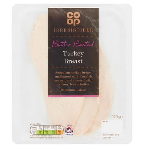 Co-op Irresistible Butter Basted Turkey 120G