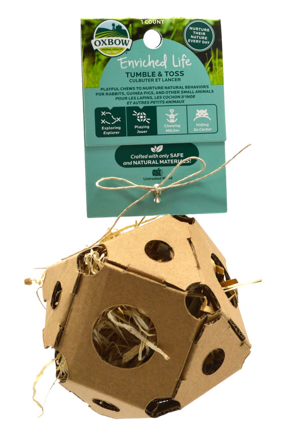 Oxbow Enriched Life Small Pet Tumble n Toss Chew (Color: Teal)