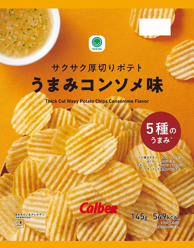 日本全家雞汁風味厚切洋芋片