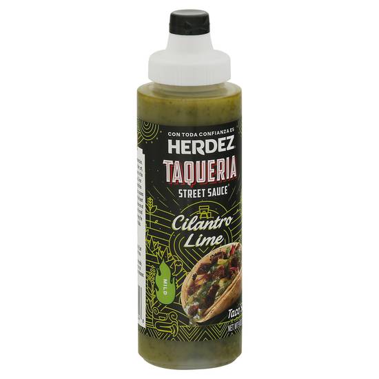 Herdez Taqueria Street Sauce Mild Cilantro Lime Taco Sauce (lime)