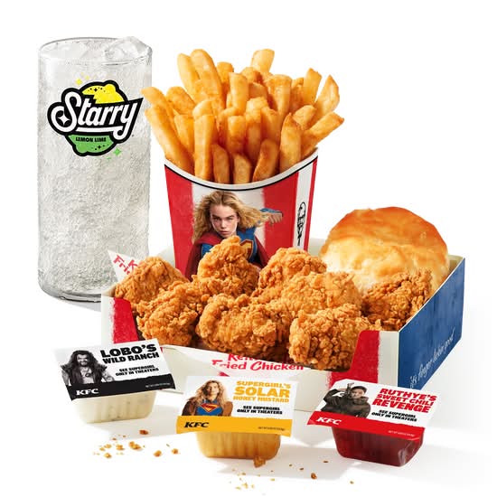 Supergirl Nuggets Combo Meal