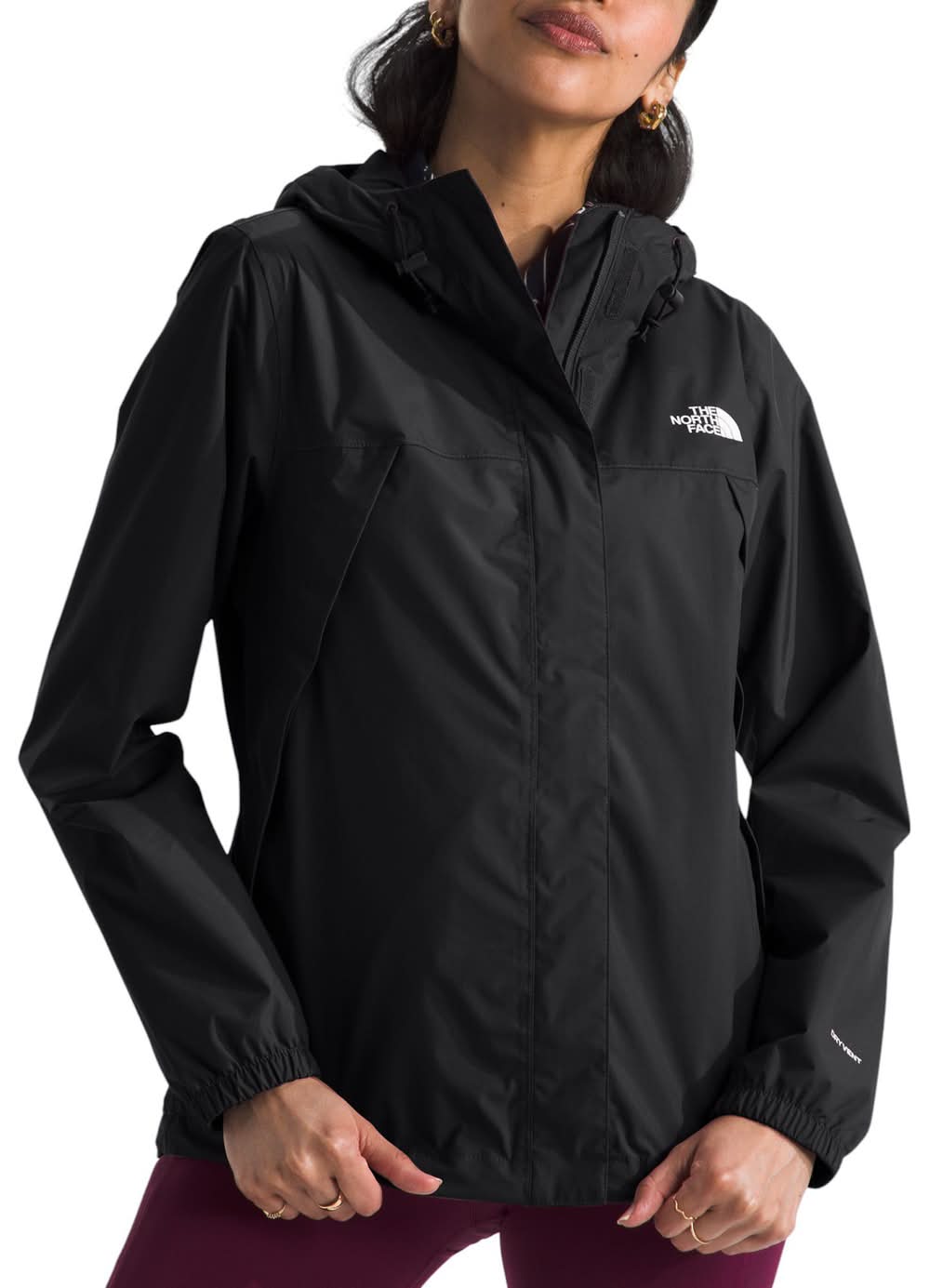 The North Face Women's Antora Jacket (Tnf Black/Npf, M)