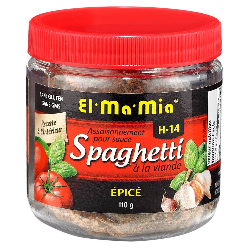 El Ma Mia - Assaisonnement Pour Sauce Spaghetti À La Viande, 3 × 110 G