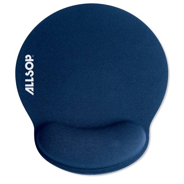 Allsop Blue Memory Foam Mouse Pad