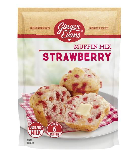 Ginger Evans Muffin Mix (strawberry)