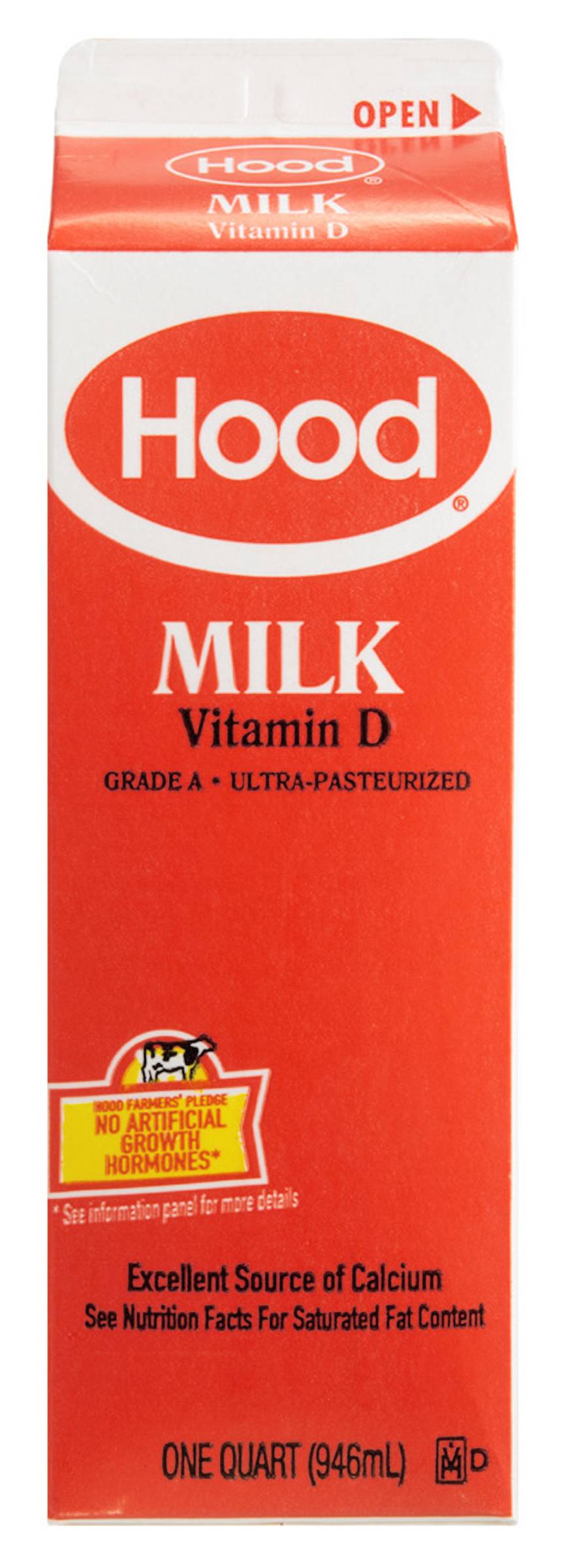 Hood Vitamin D Ultra-Pasteurized Whole Milk (946 ml)