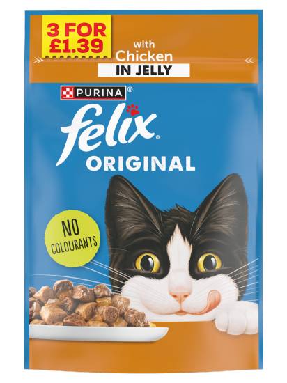 Felix Original Chicken in Jelly Wet Cat Food (85g)