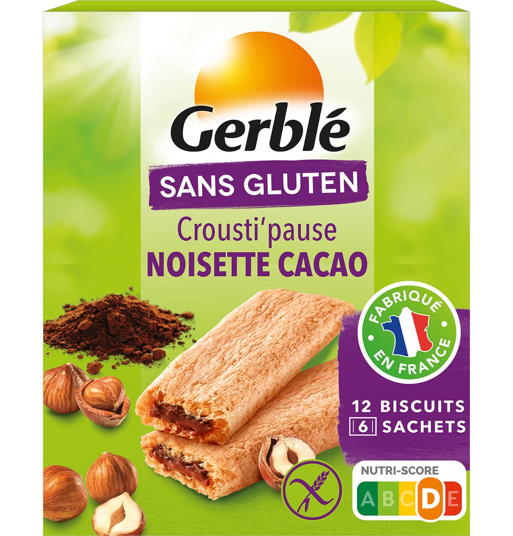 Gerblé - Crousti'pause noisette cacao (125g)