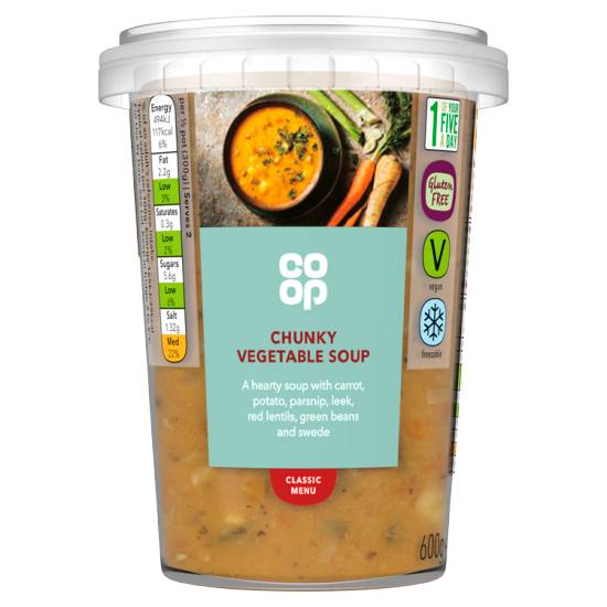 Co-Op Chunky Vegetable Soup 600g