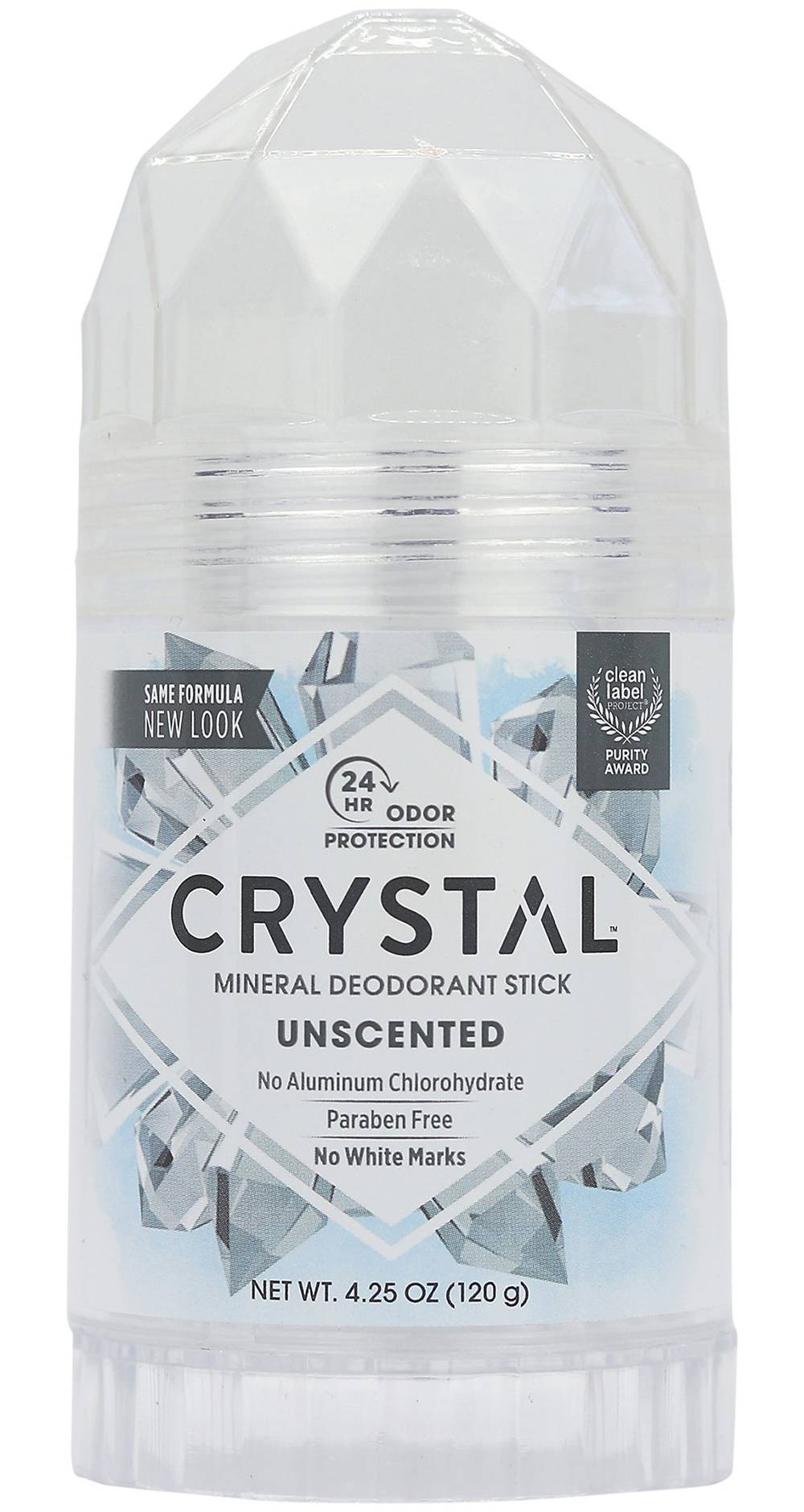 Mineral Deodorant Stick - No Aluminum Chlorohydrate - Unscented (4.25 Ounces)