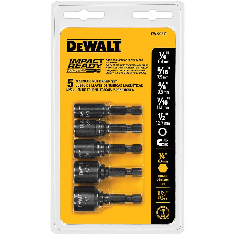 DEWALT Nutsetter Impact Driver Bit (5-Piece) | DW2235IR  G