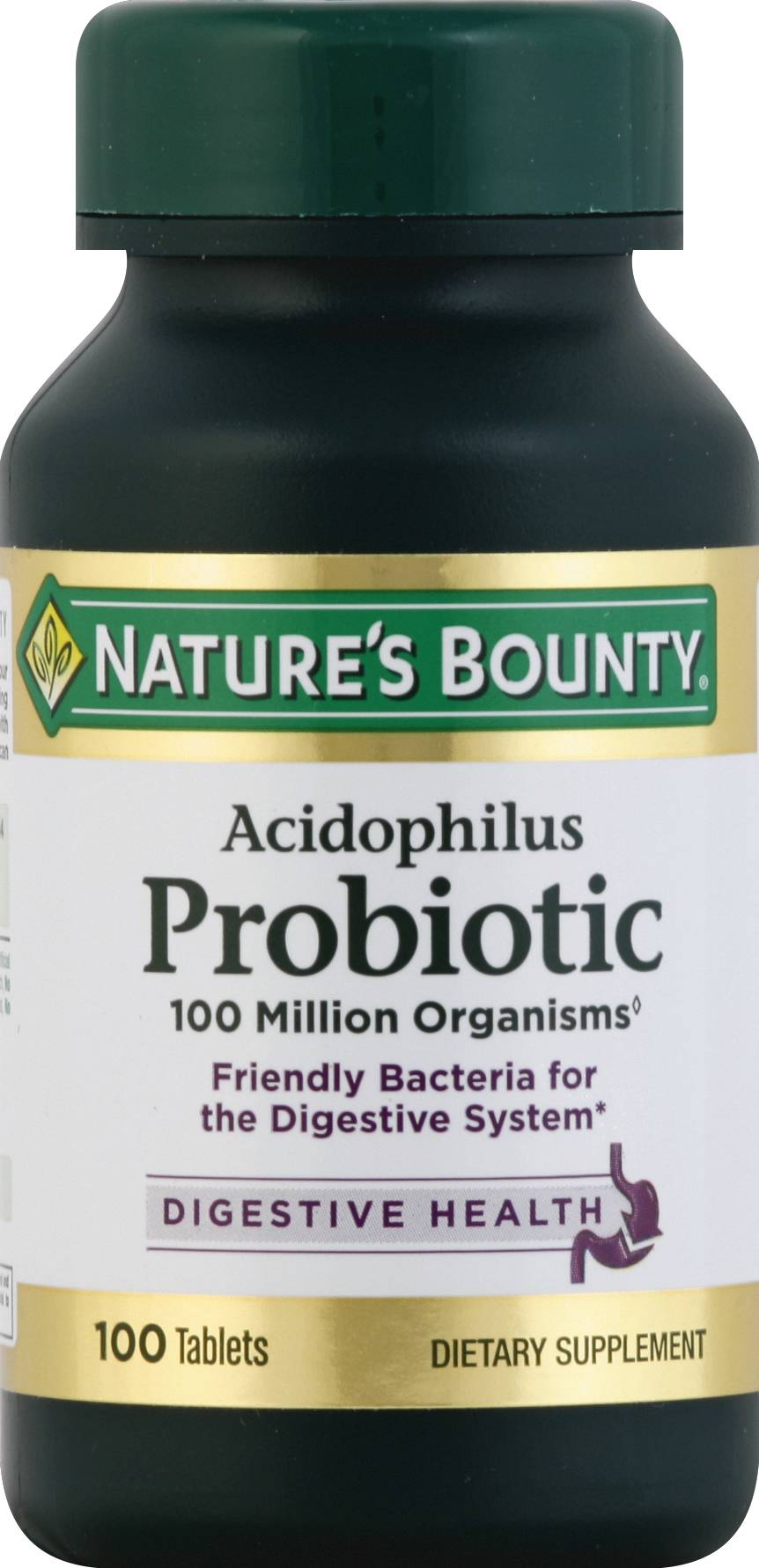 Nature's Bounty Acidophilus Probiotic Digestive Health Tablets